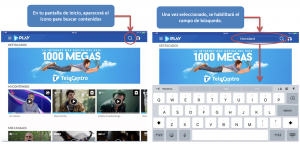Buscar contenido en TeleCentro Play