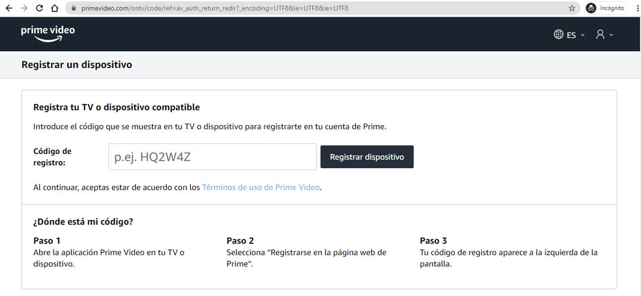 Amazon Prime Video en Telecentro Telecentro Ayuda