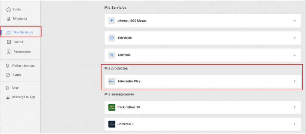 Telecentro Programación Telecentro Play APP | Telecentro Ayuda