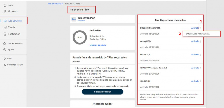 Telecentro Programación Telecentro Play APP | Telecentro Ayuda